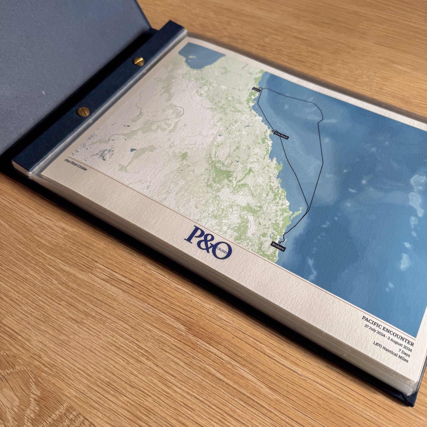 P&O Cruises Australia Map - Satellite