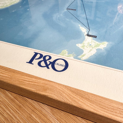 P&O Cruises Australia Map