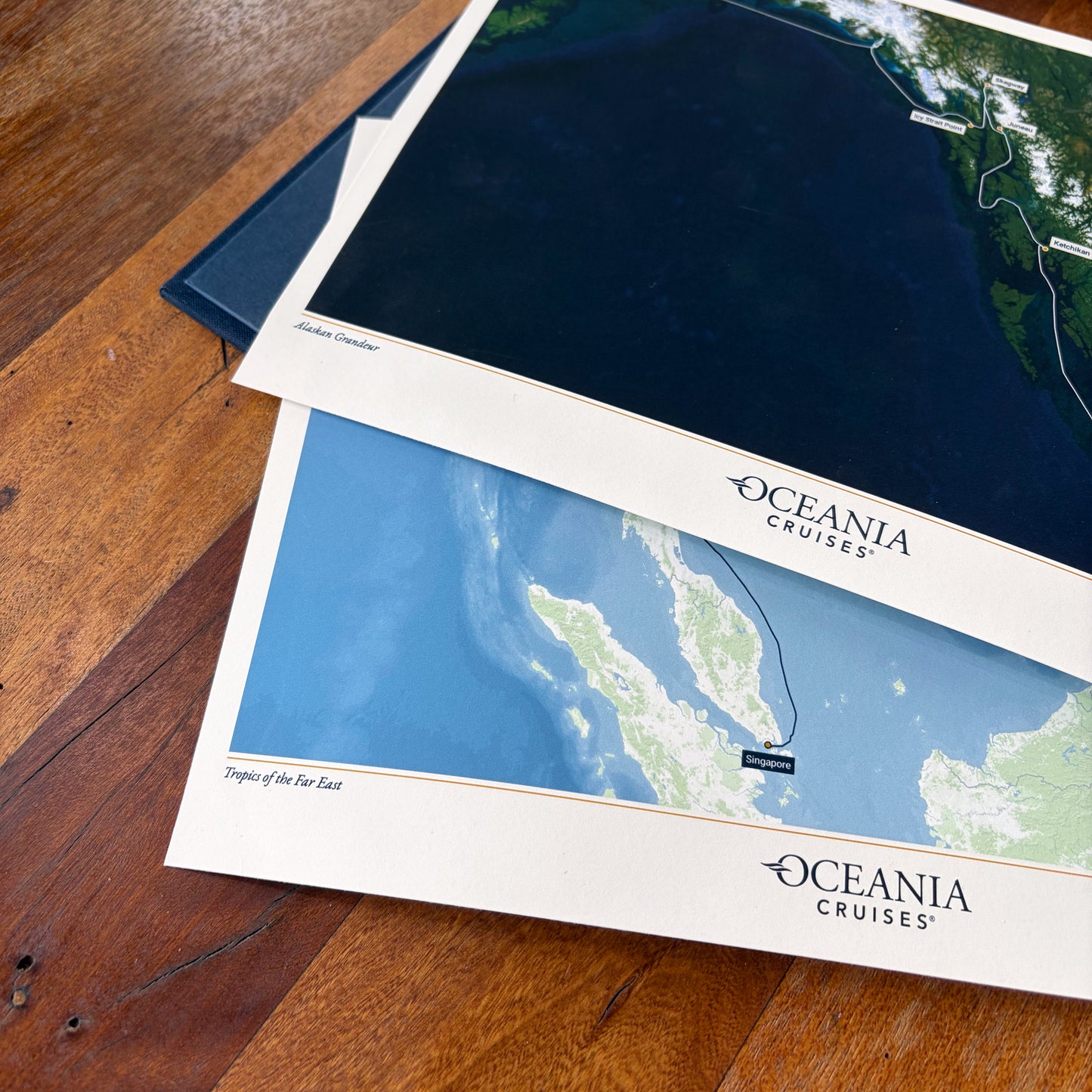 Oceania Cruises Map - Satellite