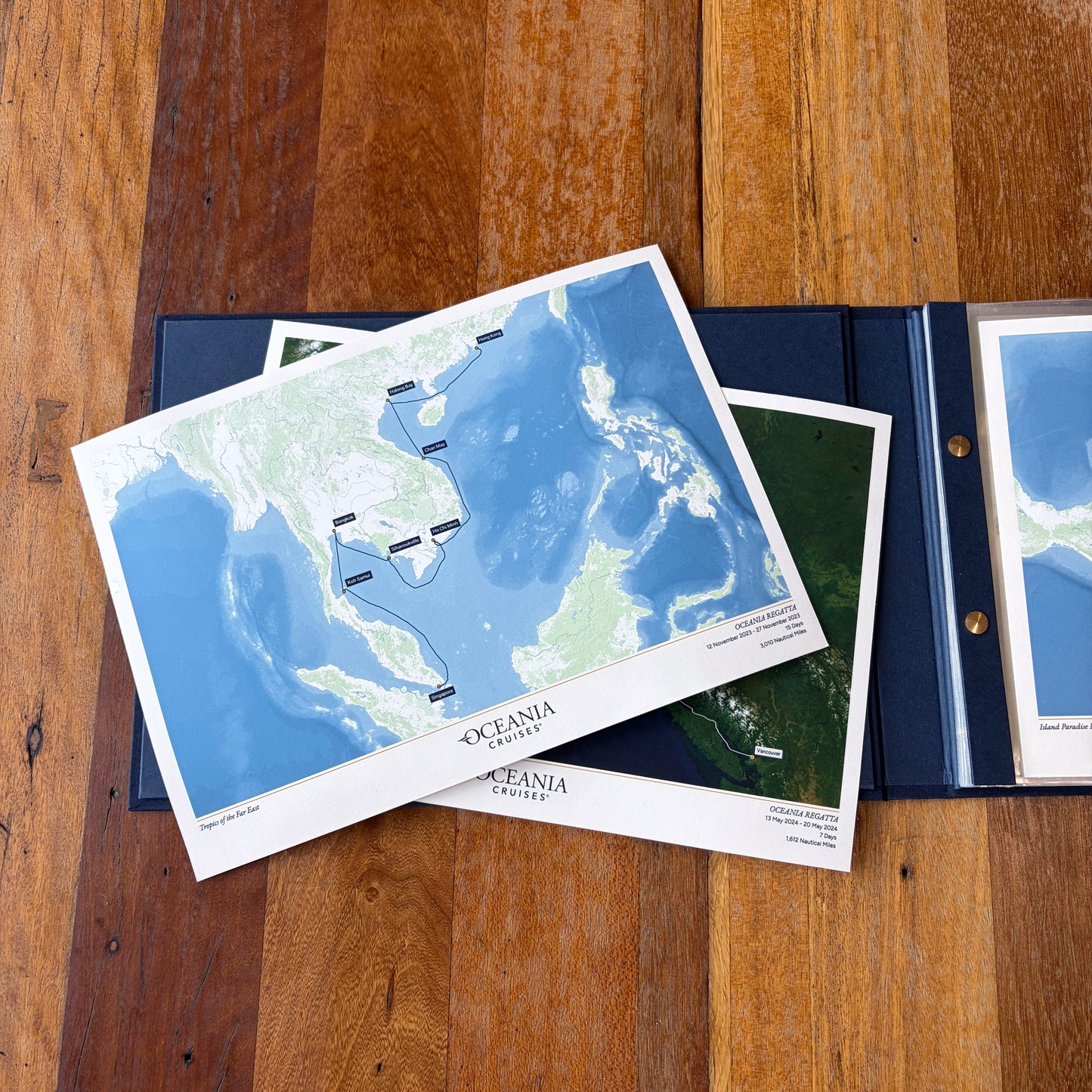 Oceania Cruises Map