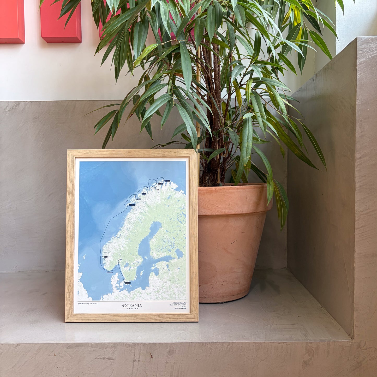 Oceania Cruises Map