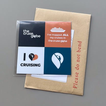The Cruise Globe Magnets (set of 4)