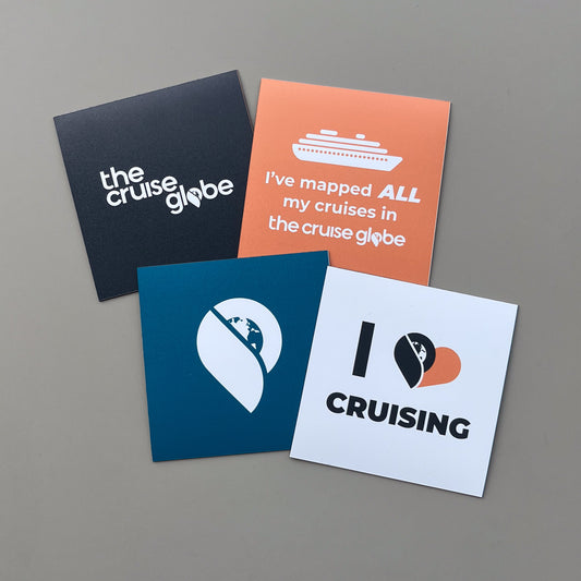 The Cruise Globe Magnets (set of 4)