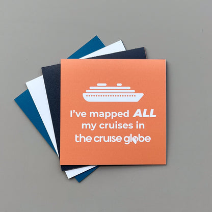 The Cruise Globe Magnets (set of 4)