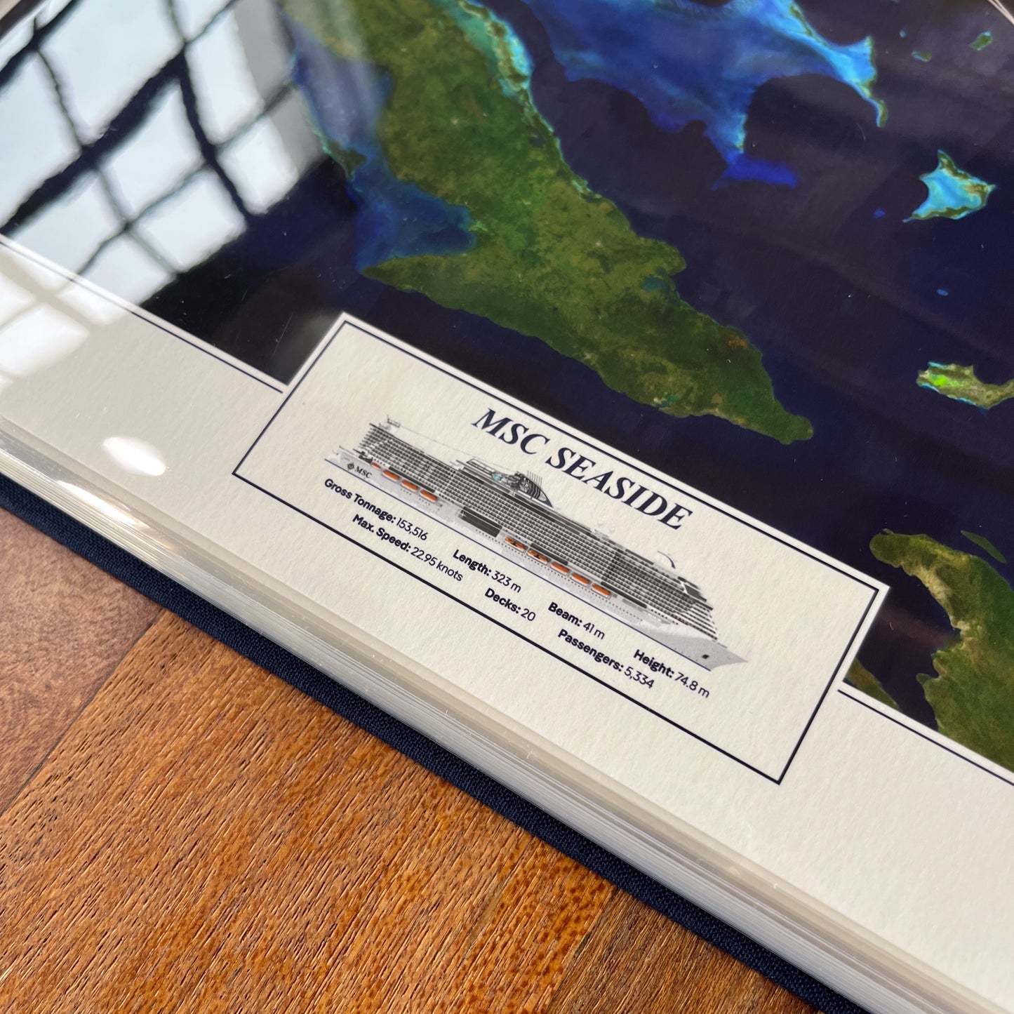 MSC Cruise Map - Satellite