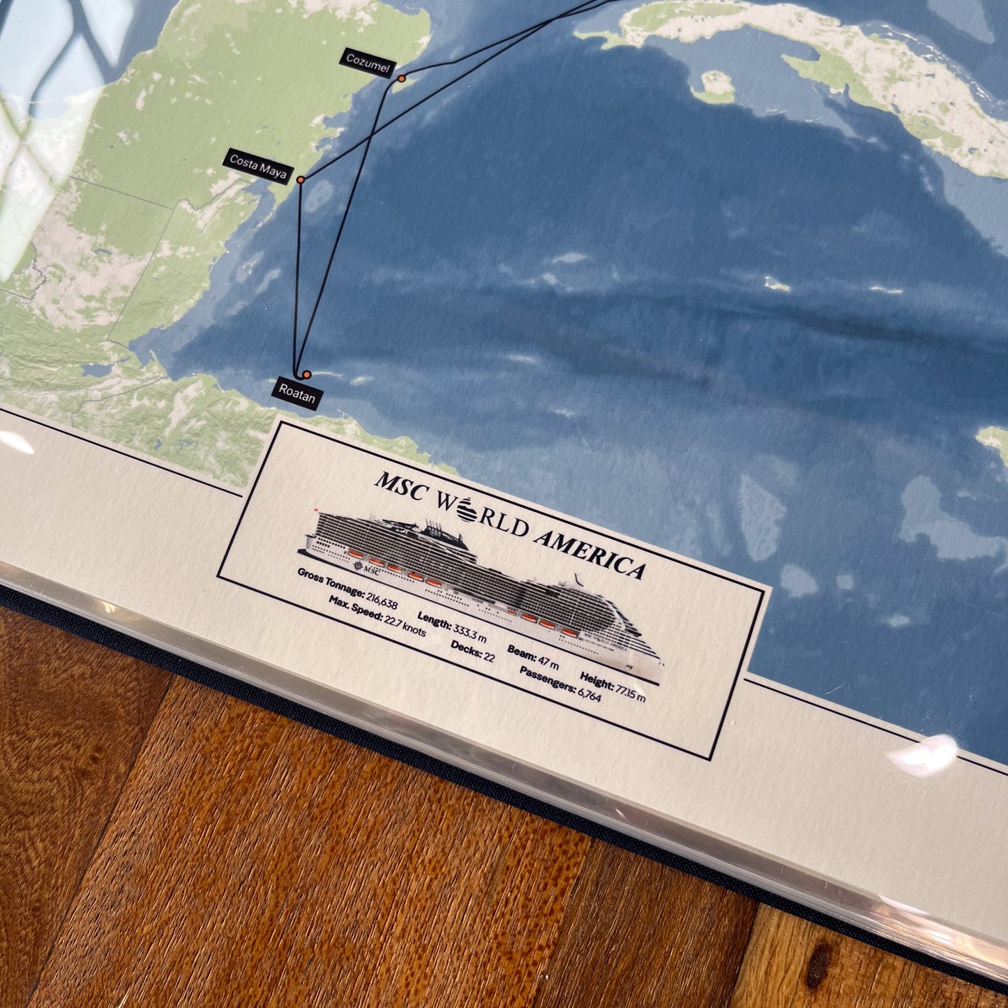 MSC Cruise Map