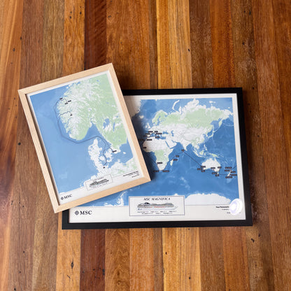 MSC Cruise Map
