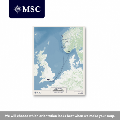 MSC Cruise Map