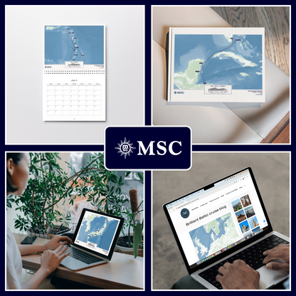 MSC Digital Cruise Map