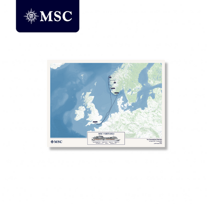 MSC Cruise Map