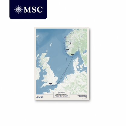 MSC Cruise Map