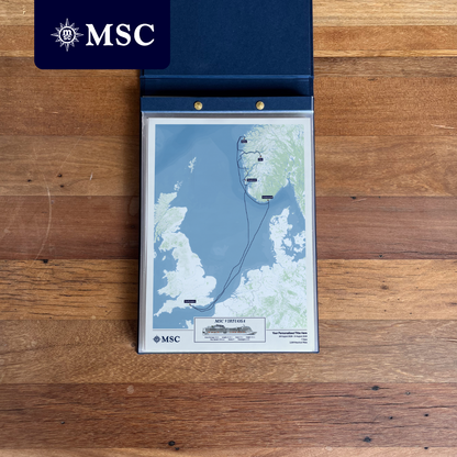 MSC Cruise Map