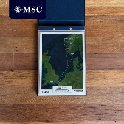 MSC Cruise Map - Satellite