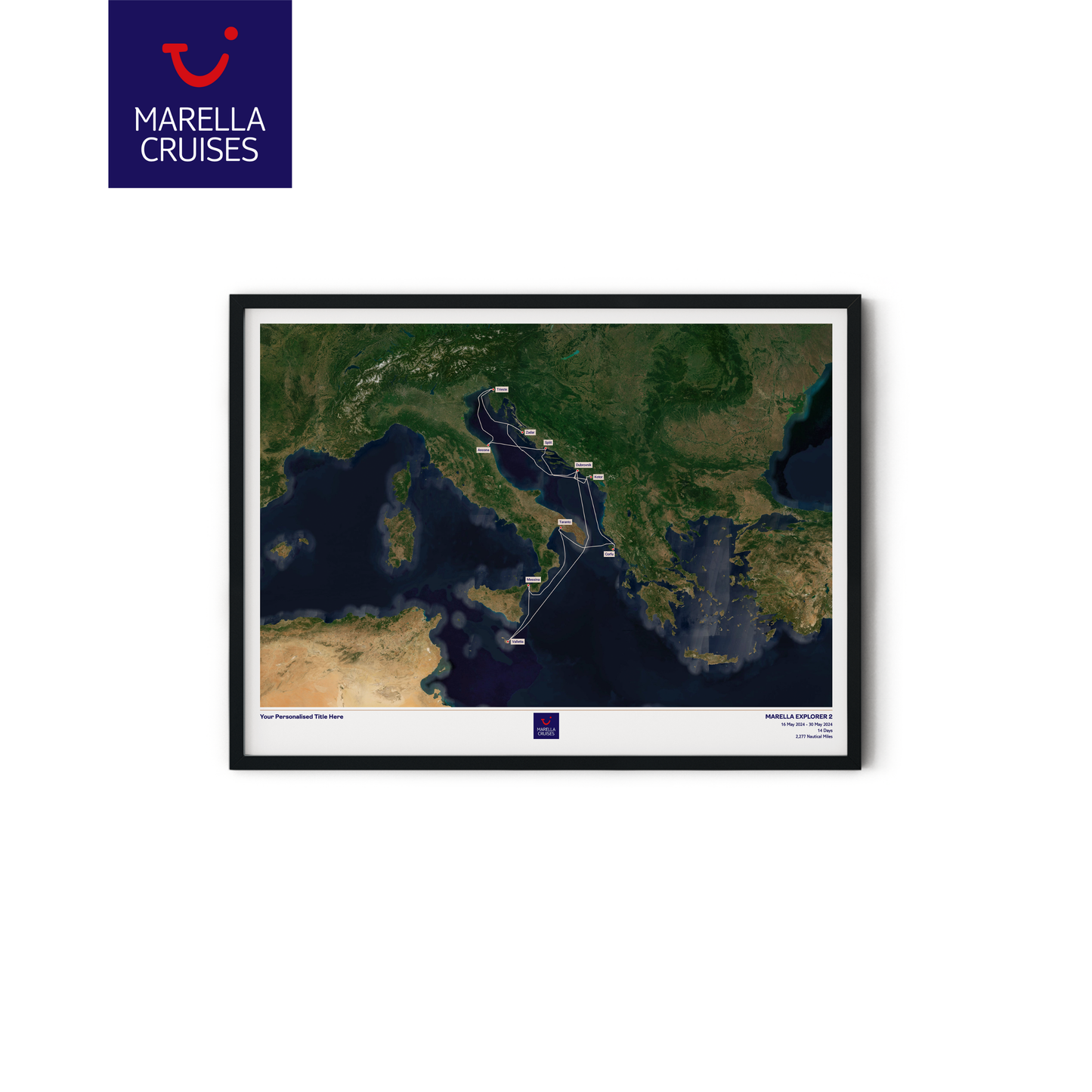 Marella Cruise Map - Satellite