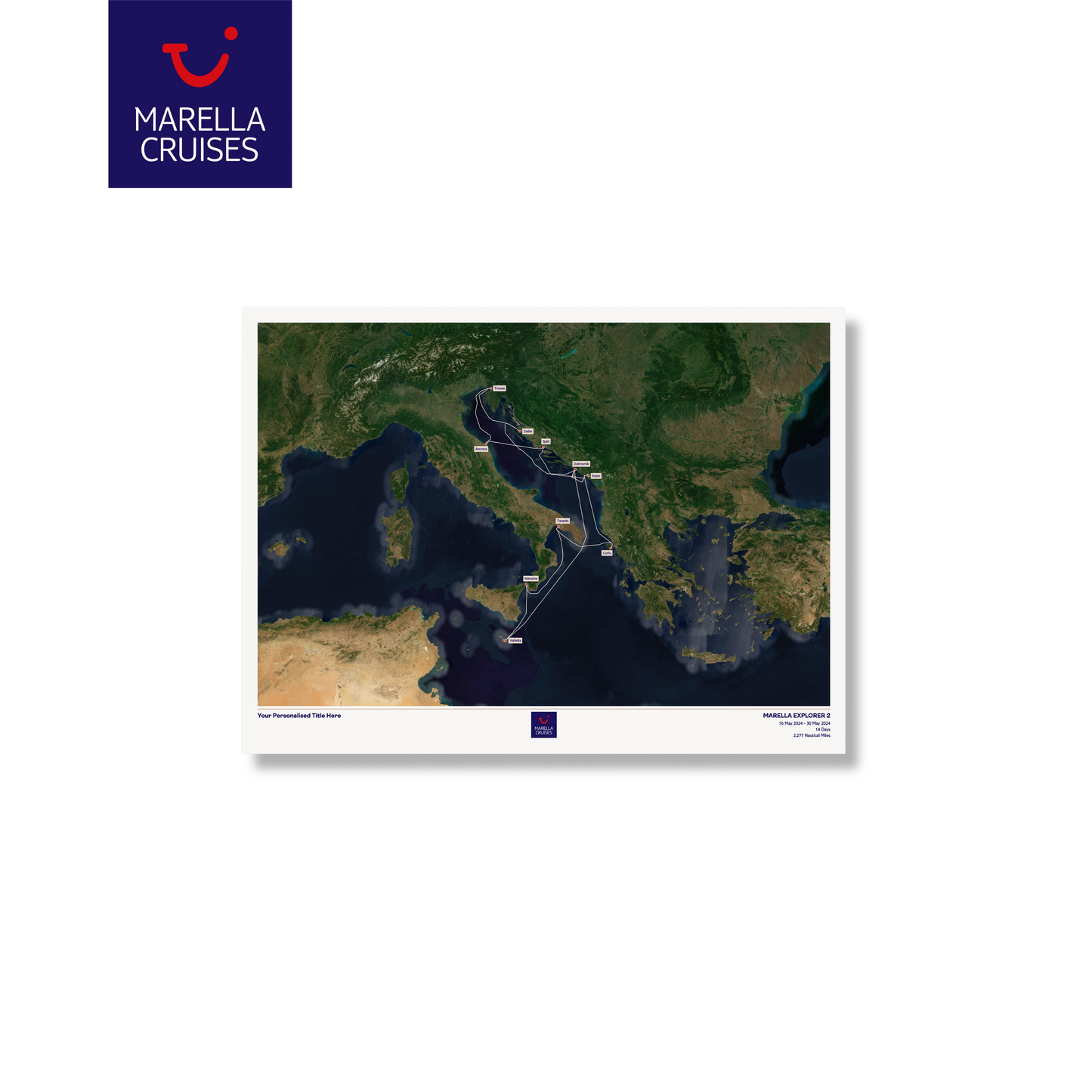 Marella Cruise Map - Satellite