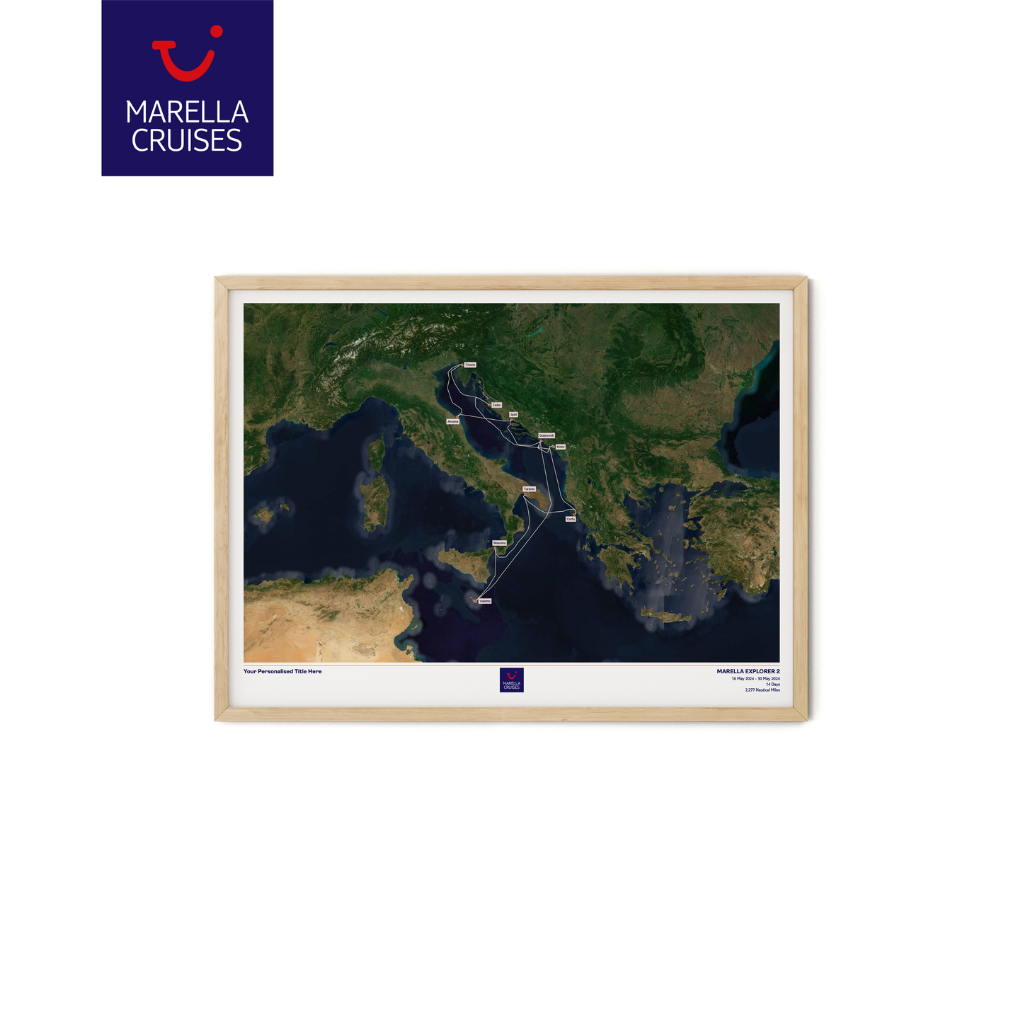 Marella Cruise Map - Satellite