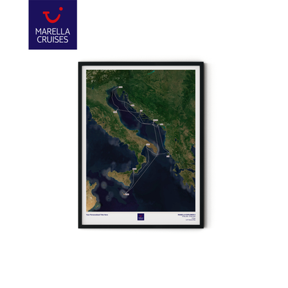 Marella Cruise Map - Satellite