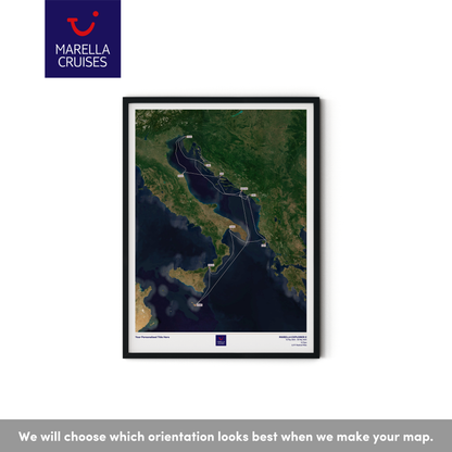 Marella Cruise Map - Satellite