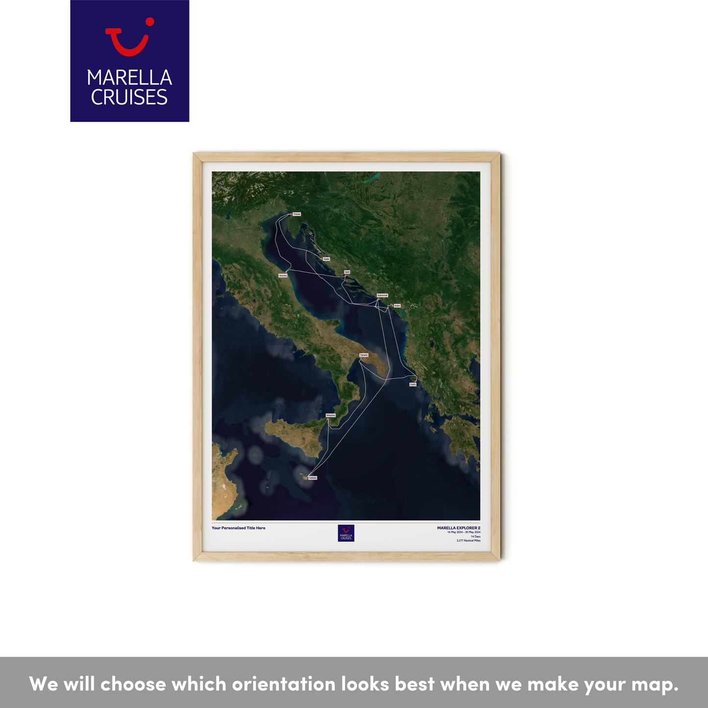 Marella Cruise Map - Satellite