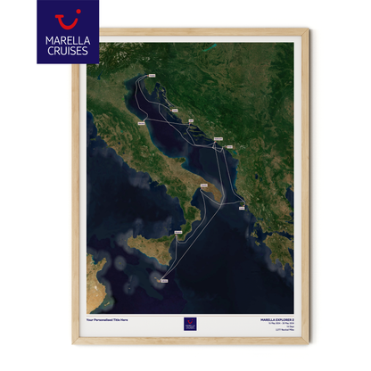 Marella Cruise Map - Satellite
