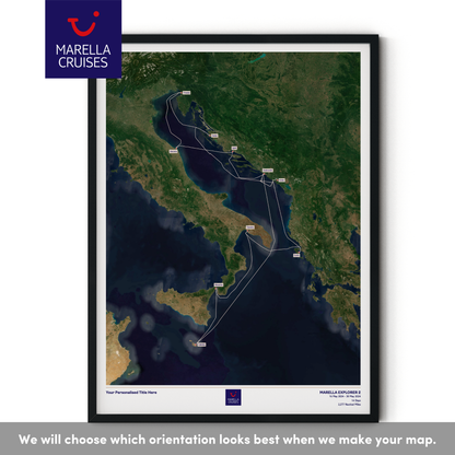 Marella Cruise Map - Satellite