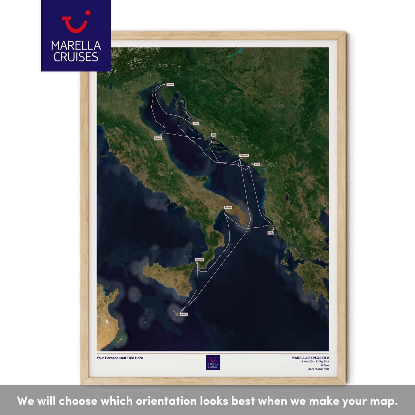 Marella Cruise Map - Satellite