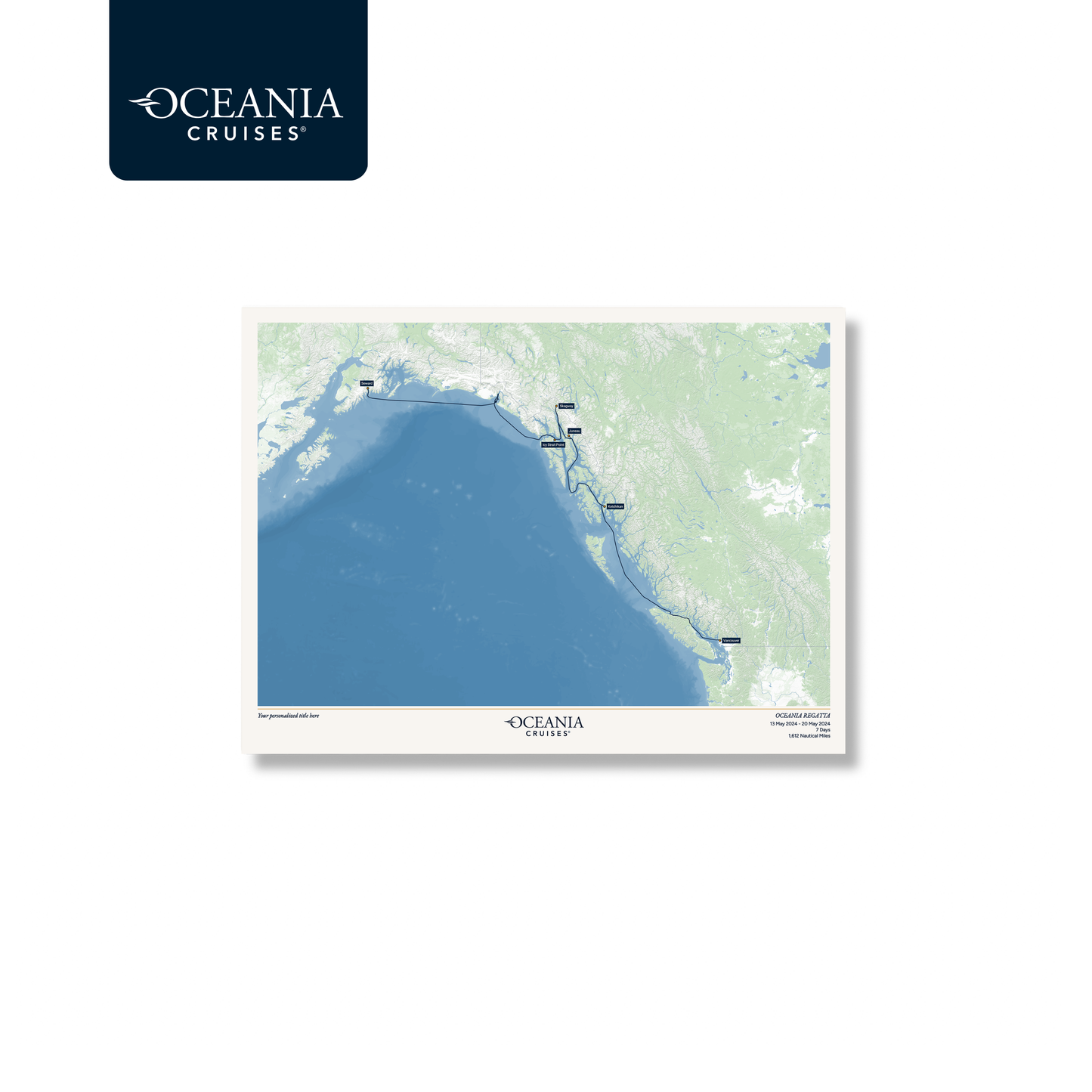 Oceania Cruises Map