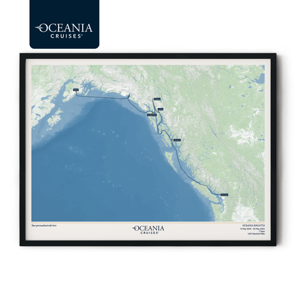 Oceania Cruises Map