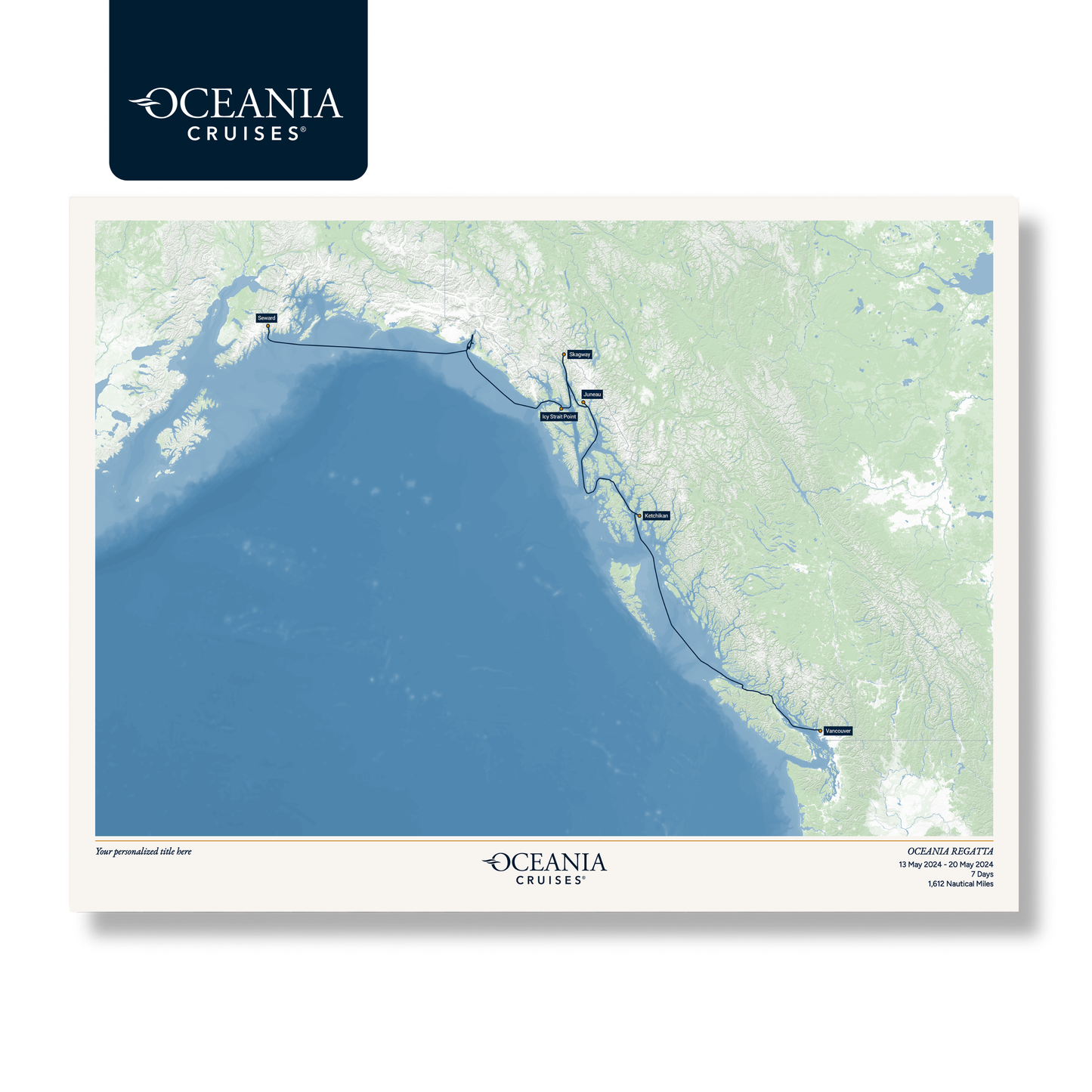 Oceania Cruises Map