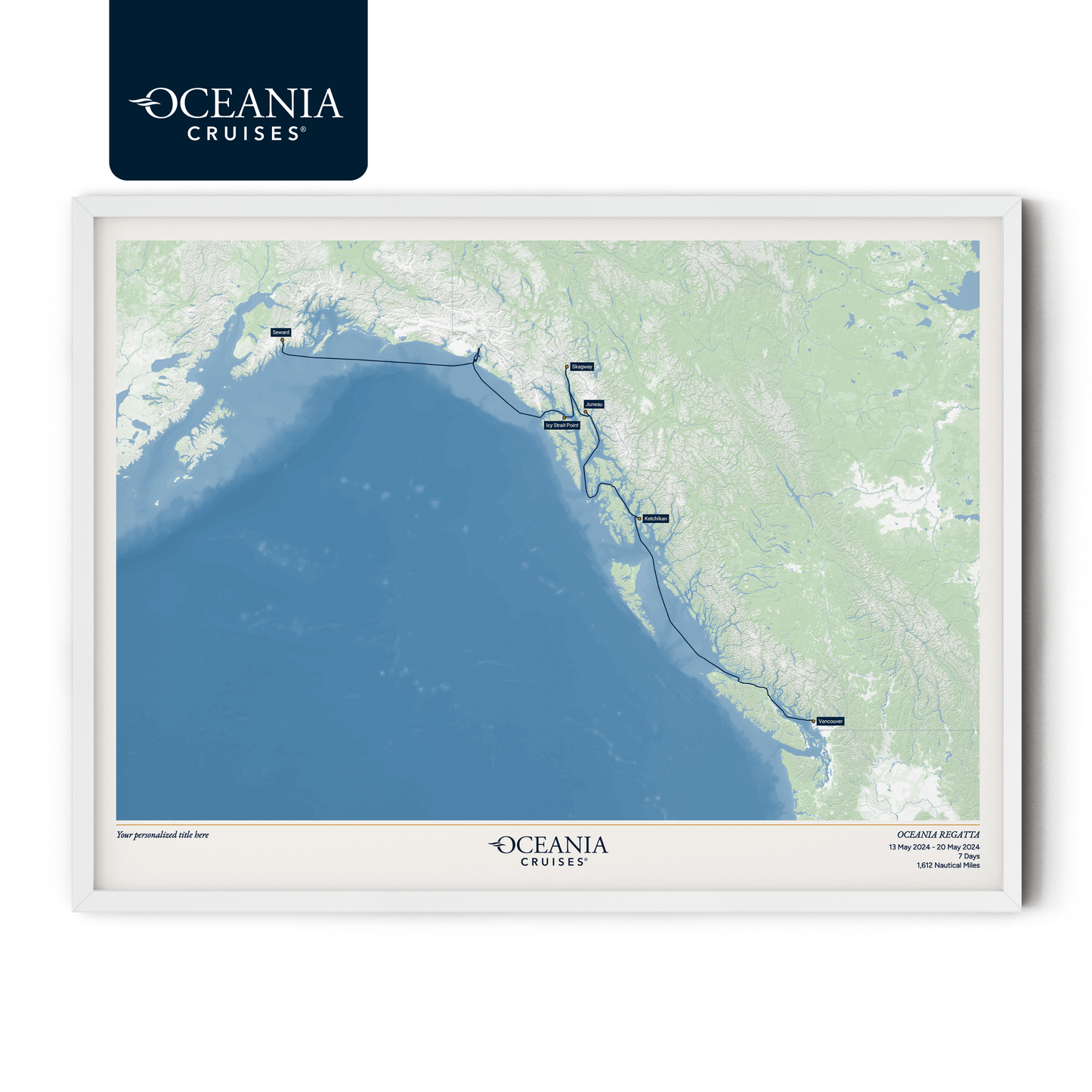 Oceania Cruises Map