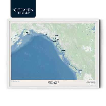 Oceania Cruises Map