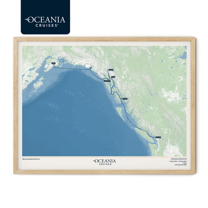 Oceania Cruises Map