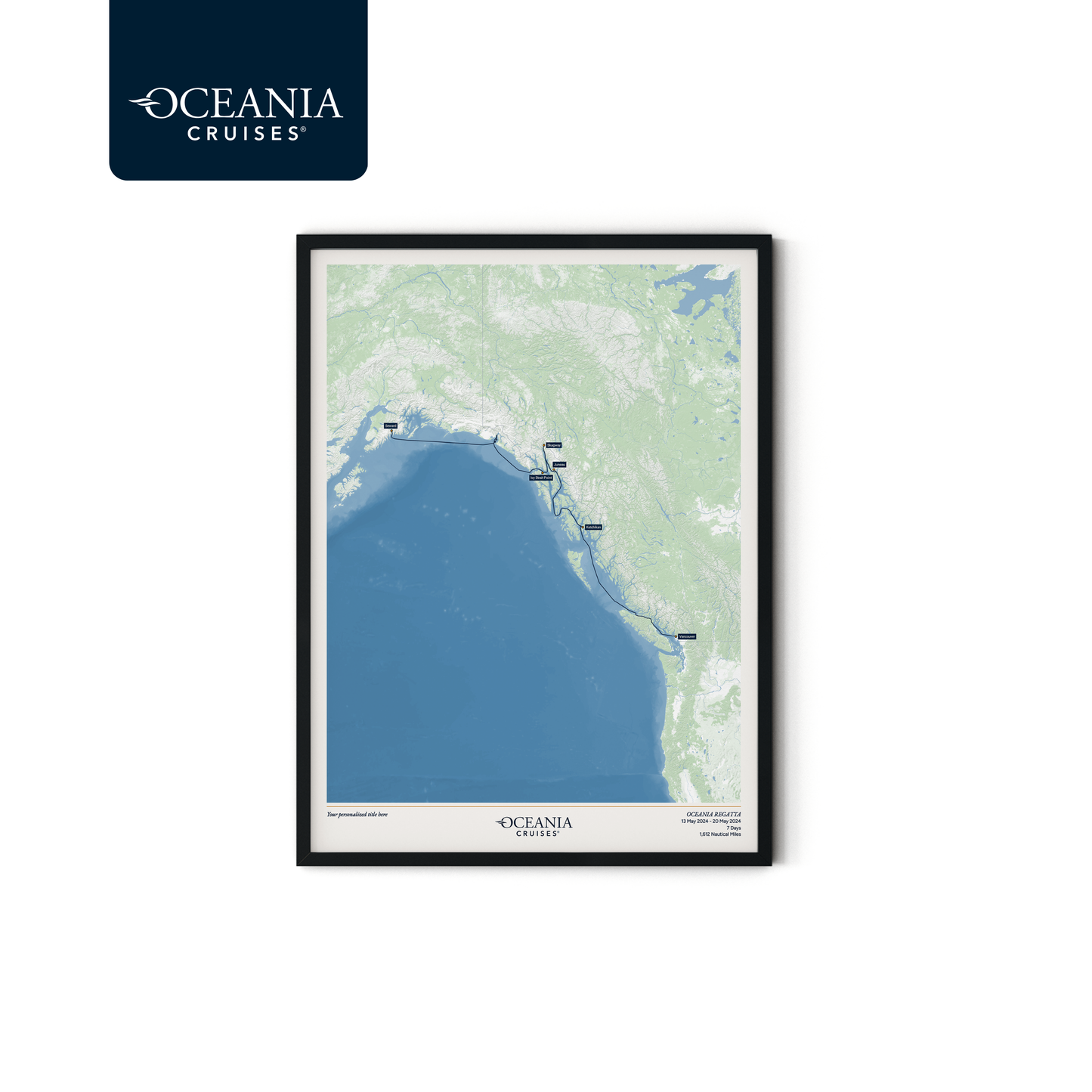 Oceania Cruises Map