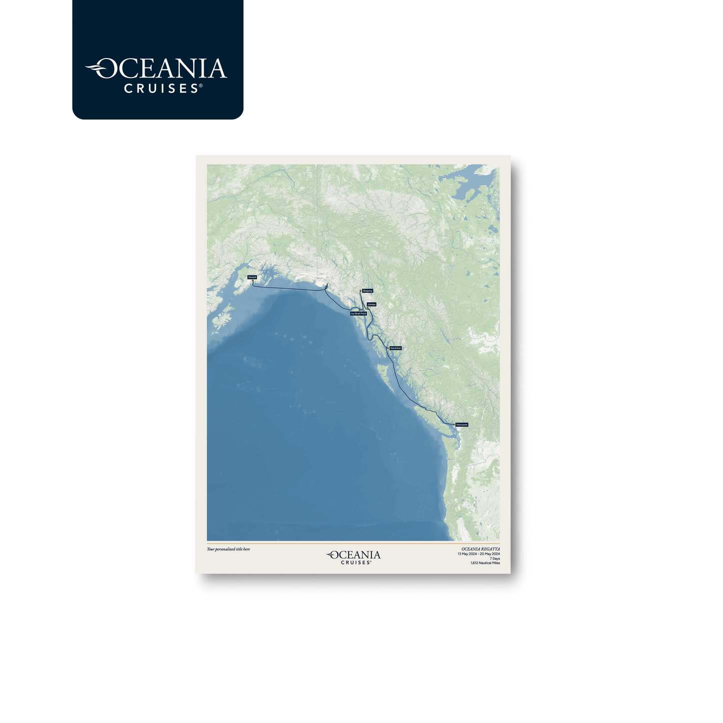 Oceania Cruises Map