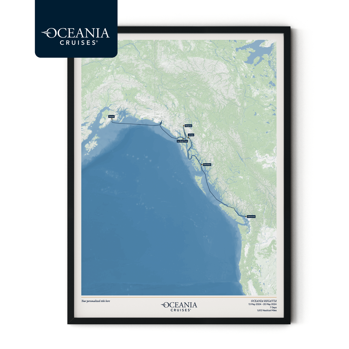 Oceania Cruises Map