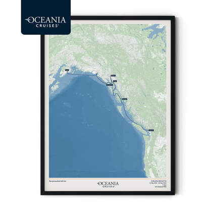 Oceania Cruises Map