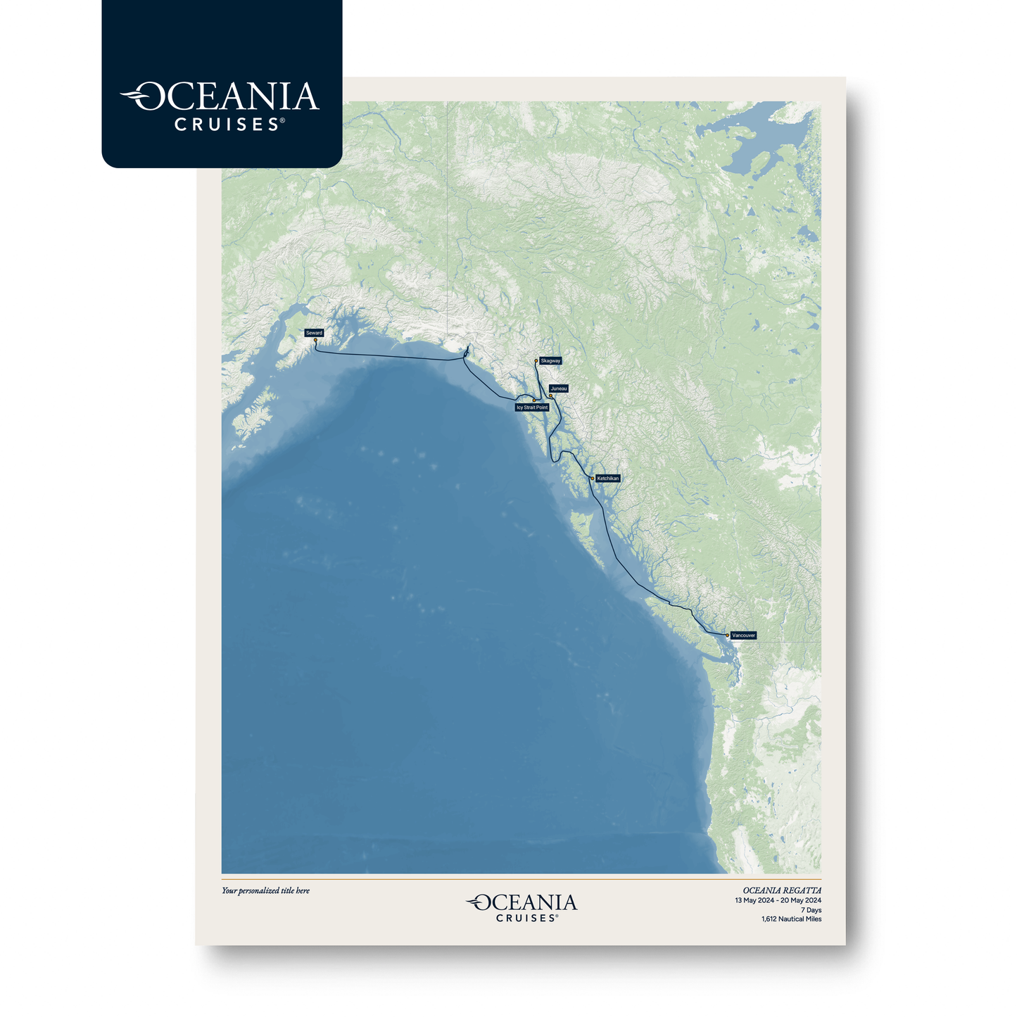 Oceania Cruises Map