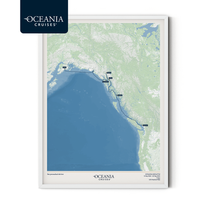 Oceania Cruises Map