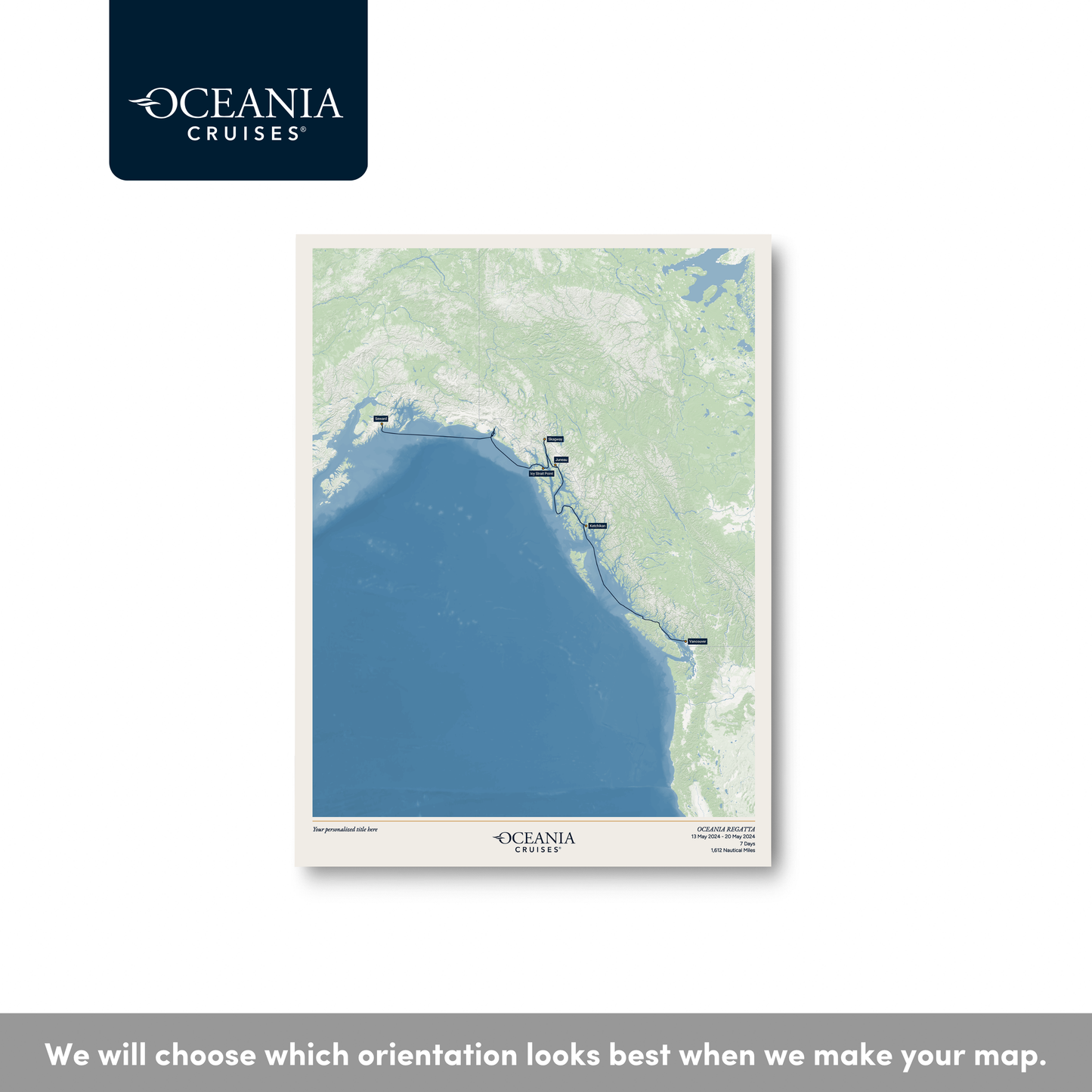 Oceania Cruises Map