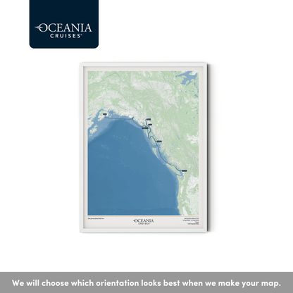 Oceania Cruises Map