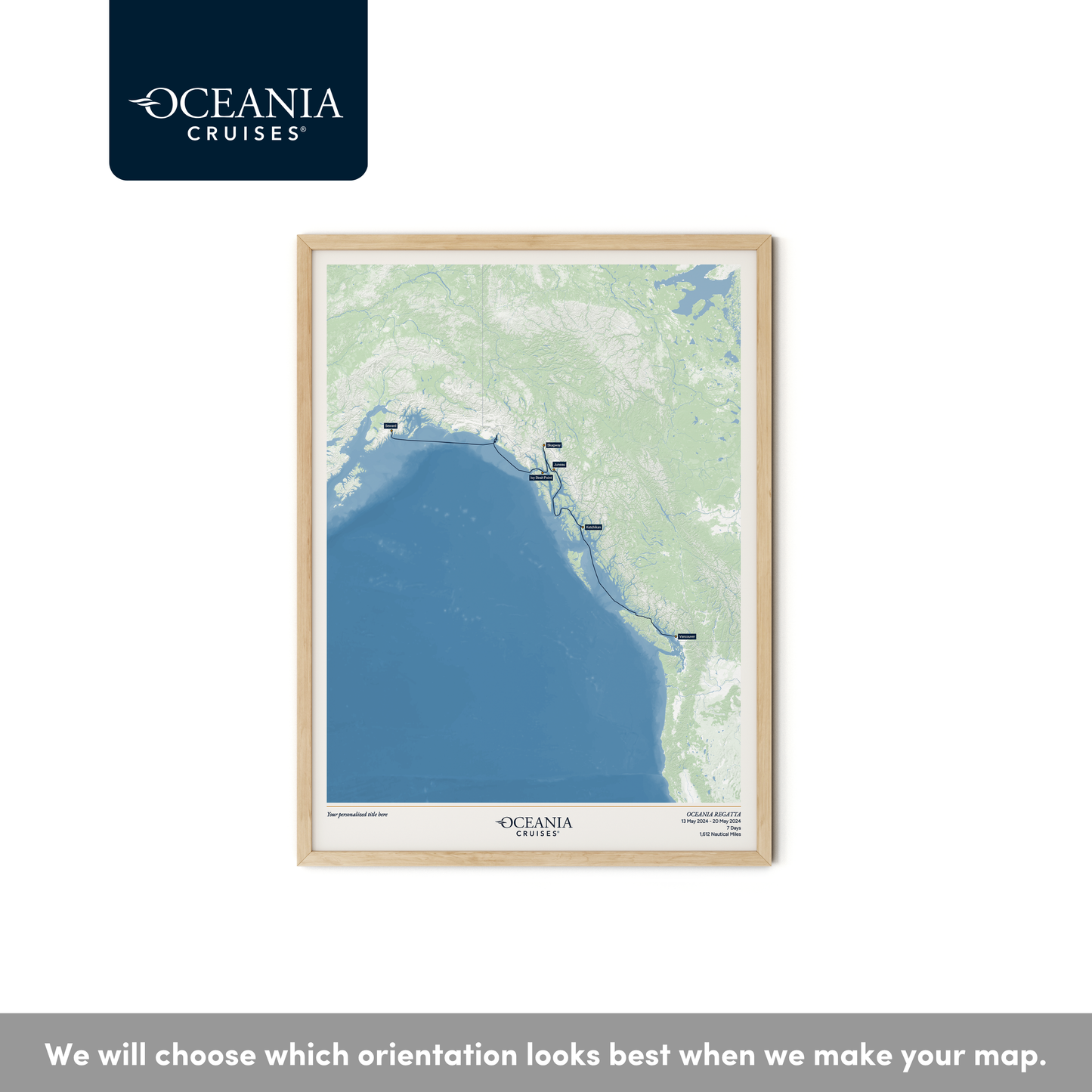 Oceania Cruises Map