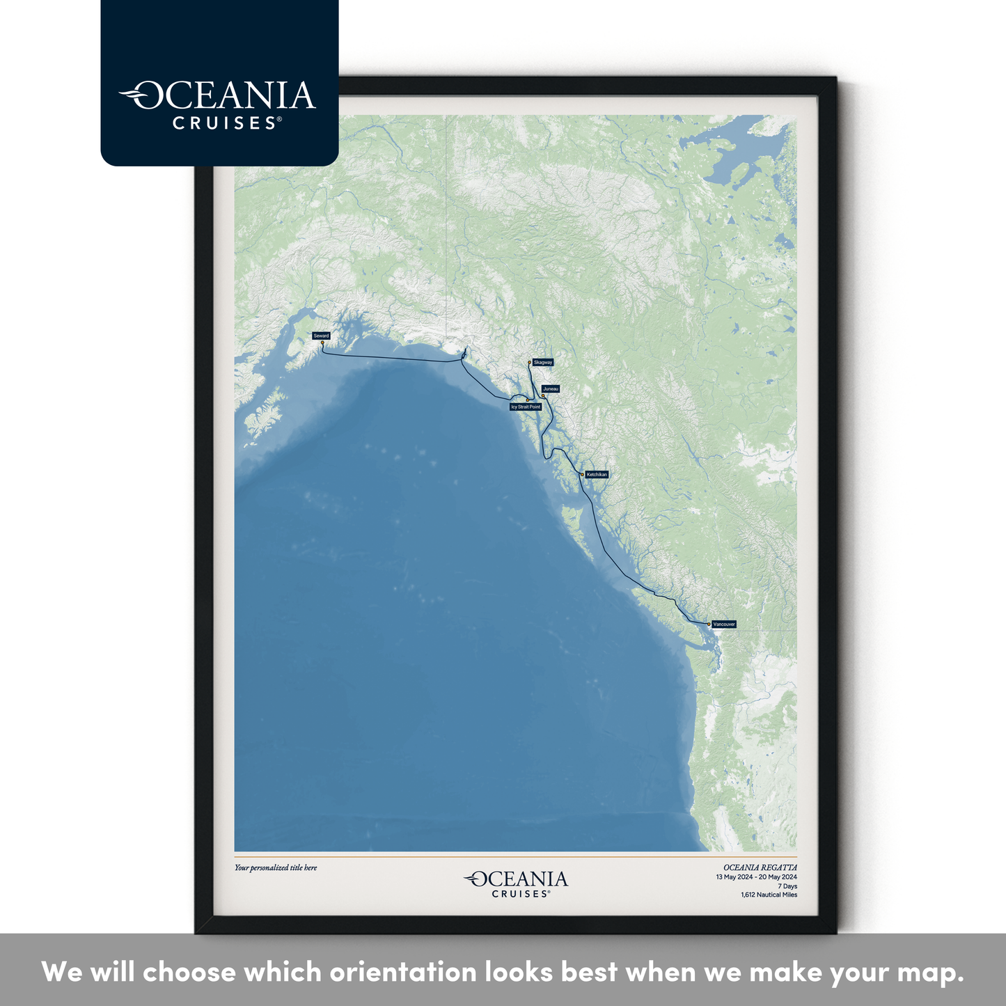 Oceania Cruises Map