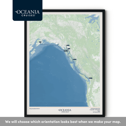 Oceania Cruises Map