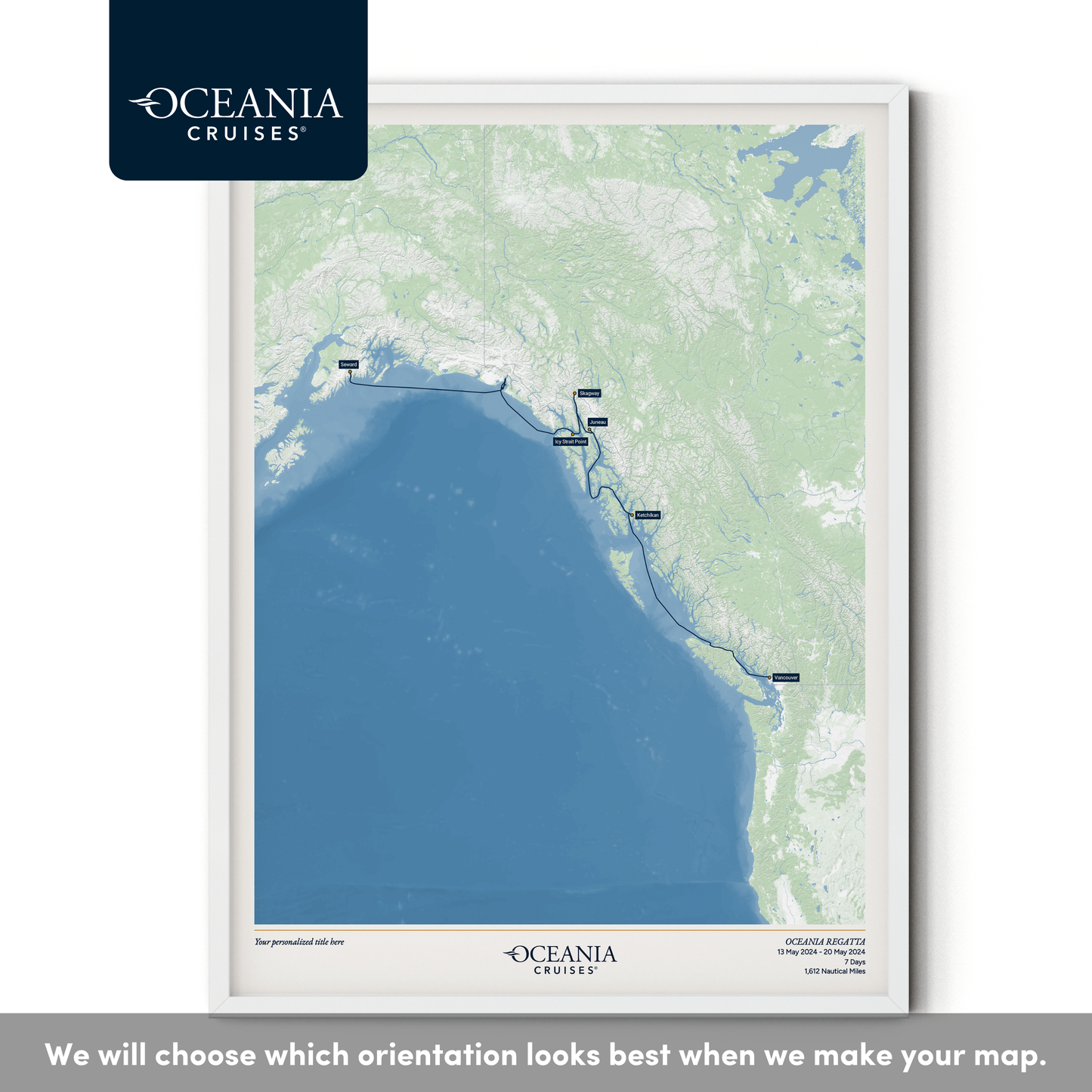 Oceania Cruises Map