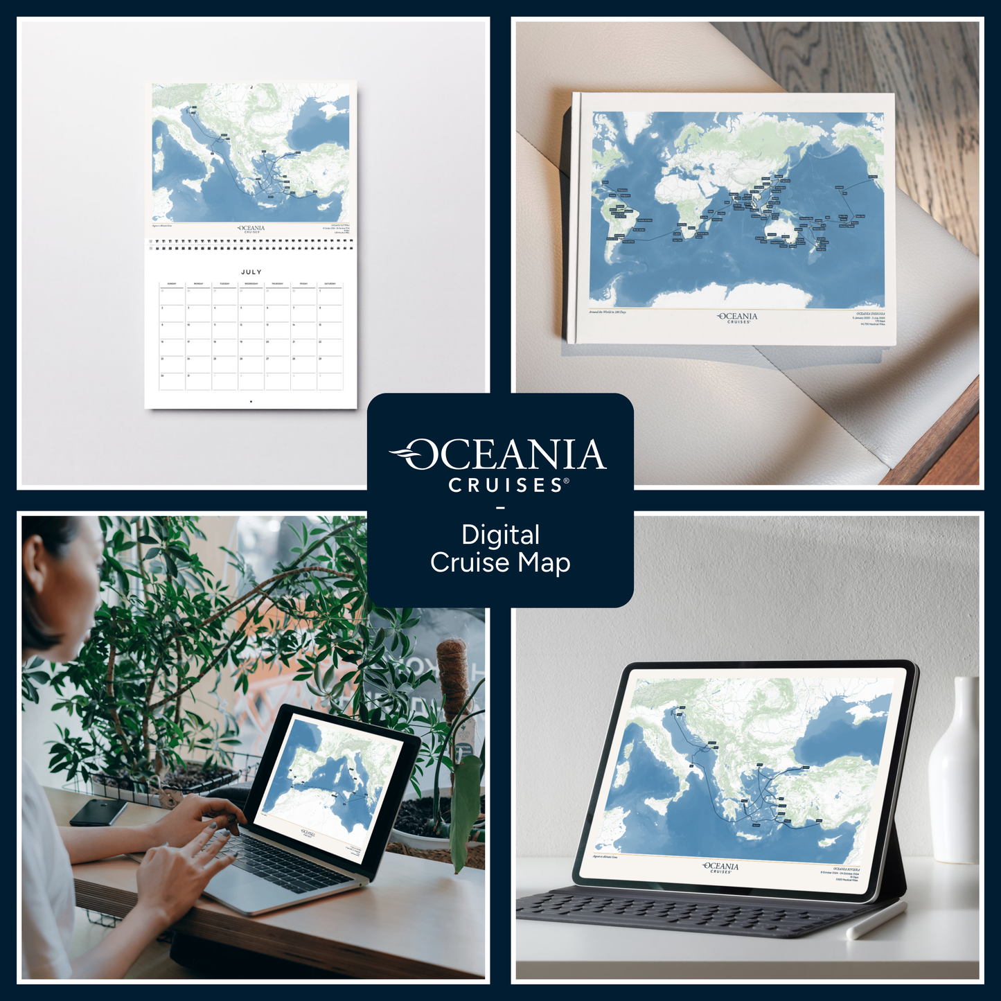 Oceania Cruises Digital Map