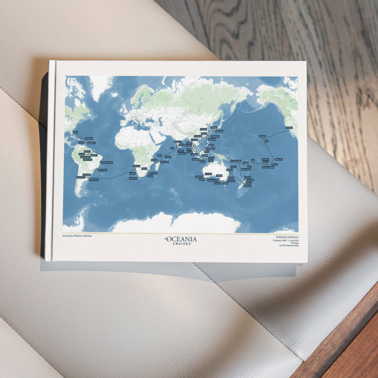 Oceania Cruises Digital Map