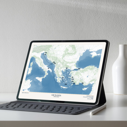 Oceania Cruises Digital Map