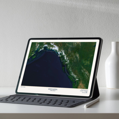Oceania Cruises Digital Map - Satellite