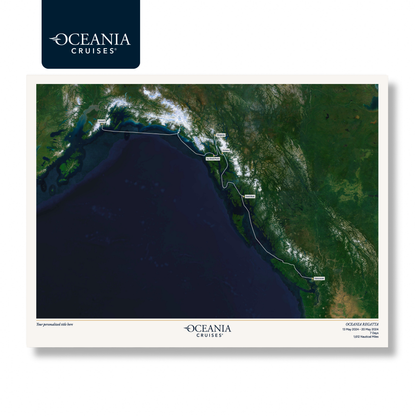Oceania Cruises Map - Satellite