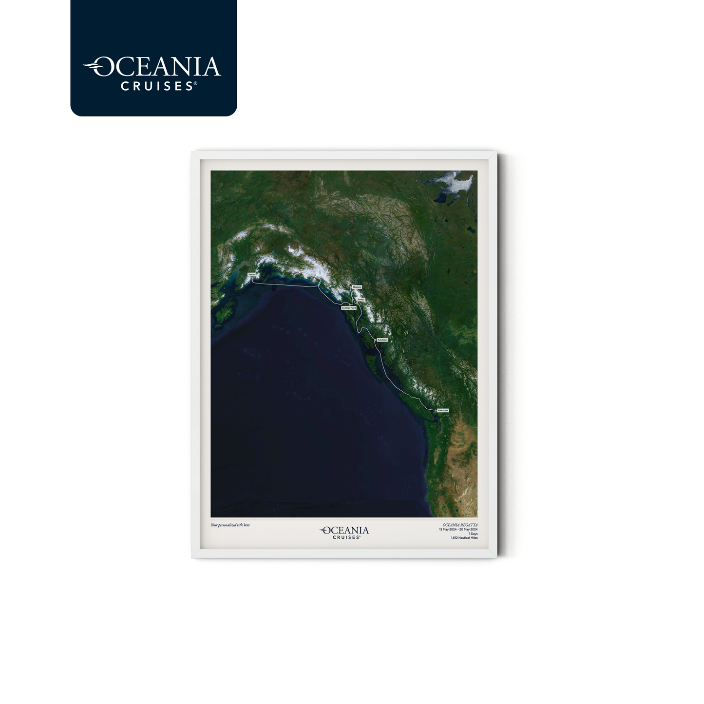 Oceania Cruises Map - Satellite